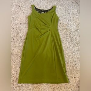 Jonathan Martin Green Jeweled Dress